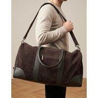 Jones Bootmaker Leather Weekend Bag Chocolate