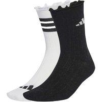 Adidas 2 Pack Sparkle Socks White