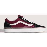 Vans Old Skool Suede & Canvas Lace Up Trainers Burgundy