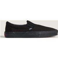 Vans Classic Canvas Slip On Skate Trainers Black/Black