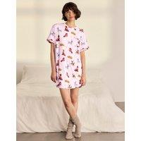 Chelsea Peers Fairytale Dogs Printed Nighshirt Light Pink