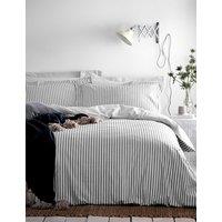 YARD Pure Cotton Hebden Stripe Bedding Set Grey Mix