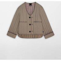 RAINS Banja Quilted Liner Jacket Beige