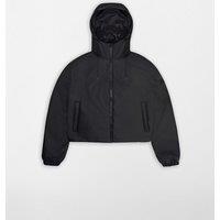RAINS Lohja Waterproof Cropped Rain Jacket Black