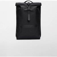 RAINS Rolltop Waterproof Backpack Black