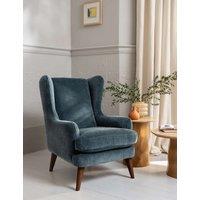 BARKER AND STONEHOUSE Sven Chenille Armchair Teal