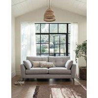 BARKER AND STONEHOUSE Ellis Fabric Extra Large 3 Seater Sofa Medium Grey