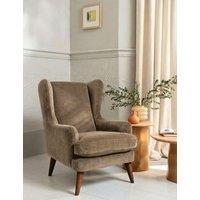 BARKER AND STONEHOUSE Sven Chenille Armchair Taupe