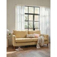 BARKER AND STONEHOUSE Todd Chenille 3 Seater Sofa Yellow