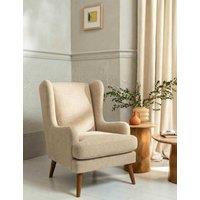 BARKER AND STONEHOUSE Sven Chenille Armchair Oatmeal