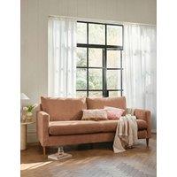 BARKER AND STONEHOUSE Todd Chenille 3 Seater Sofa Pink