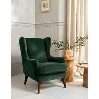 BARKER AND STONEHOUSE Sven Chenille Armchair Dark Green