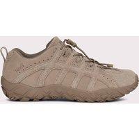 Teva Leather Lace Up Walking Shoes Beige