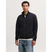 JACK & JONES Fleece Funnel Neck Long Sleeve Sweatshirt Black