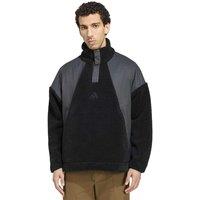 Adidas Climawarm High Pile Fleece Sweatshirt Black