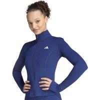 adidas 3-Stripes Studio Funnel Neck Sports Jacket Dark Blue