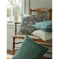 William Morris At Home Spring Thicket Velvet 45x45cm Cushion Blue Mix