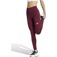 adidas Run Essentials High Waisted Leggings Burgundy