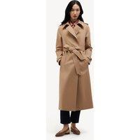 HOBBS Cotton Rich Water Resistant Wrap Trench Coat Brown