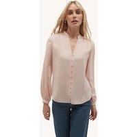 HOBBS V-Neck Blouse Pink