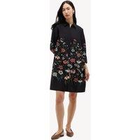 HOBBS Floral Button Front Mini Shift Dress Multi