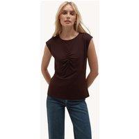 HOBBS Crew Neck Top Brown