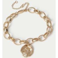 Per Una Brushed Coin Bracelet Gold