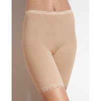 Sloggi Basic+ Cotton Rich High Rise Shorts Nude