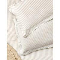 YARD 2 Pack Pure Cotton Hebden Stripe Pillowcases Pink Mix