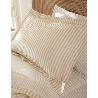 YARD 2 Pack Pure Cotton Hebden Stripe Pillowcases Yellow Mix