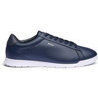 BOSS Lace Up Trainers Dark Blue