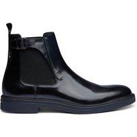 BOSS Leather Lace Up Casual Boots Dark Grey