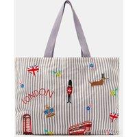 ACCESSORIZE Pure Cotton Striped Shopper Multi