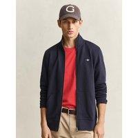 GANT Cotton Rich Funnel Neck Sweatshirt Navy
