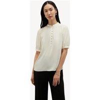 HOBBS High Neck Blouse Cream