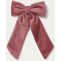 M&S Pink Velvet Bow Pink