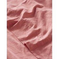 Piglet In Bed Linen Rich Plain Flat Sheet Pink