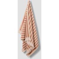 Piglet In Bed Pure Cotton Striped Towel Pink Mix