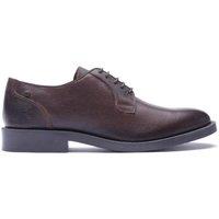 Base London Leather Derby Shoes Brown