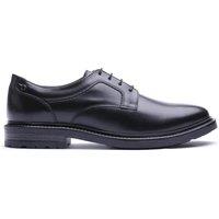 Base London Leather Derby Shoes Black