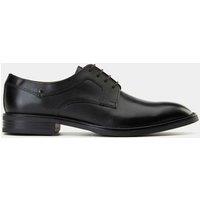 Base London Leather Derby Shoes Black