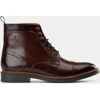 Base London Leather Toe Cap Casual Boots Brown