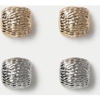 Per Una 2 Pack Stud Earrings Gold Mix