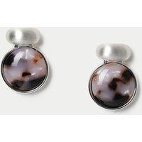 M&S Resin Mini Drop Earrings Multi