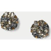 M&S Rhinestone Statement Stud Earrings Multi