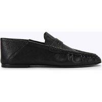 Steve Madden Leather Flat Convertible Moccasin Loafers Black