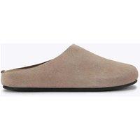 Steve Madden Fern Suede Mule Slippers Taupe