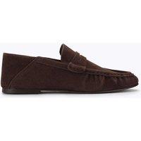 Steve Madden Suede Flat Convertible Moccasin Loafers Brown