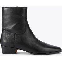Steve Madden Dusty Leather Ankle Boots Black