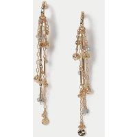 Per Una Tassel Charm Drop Hoop Multi